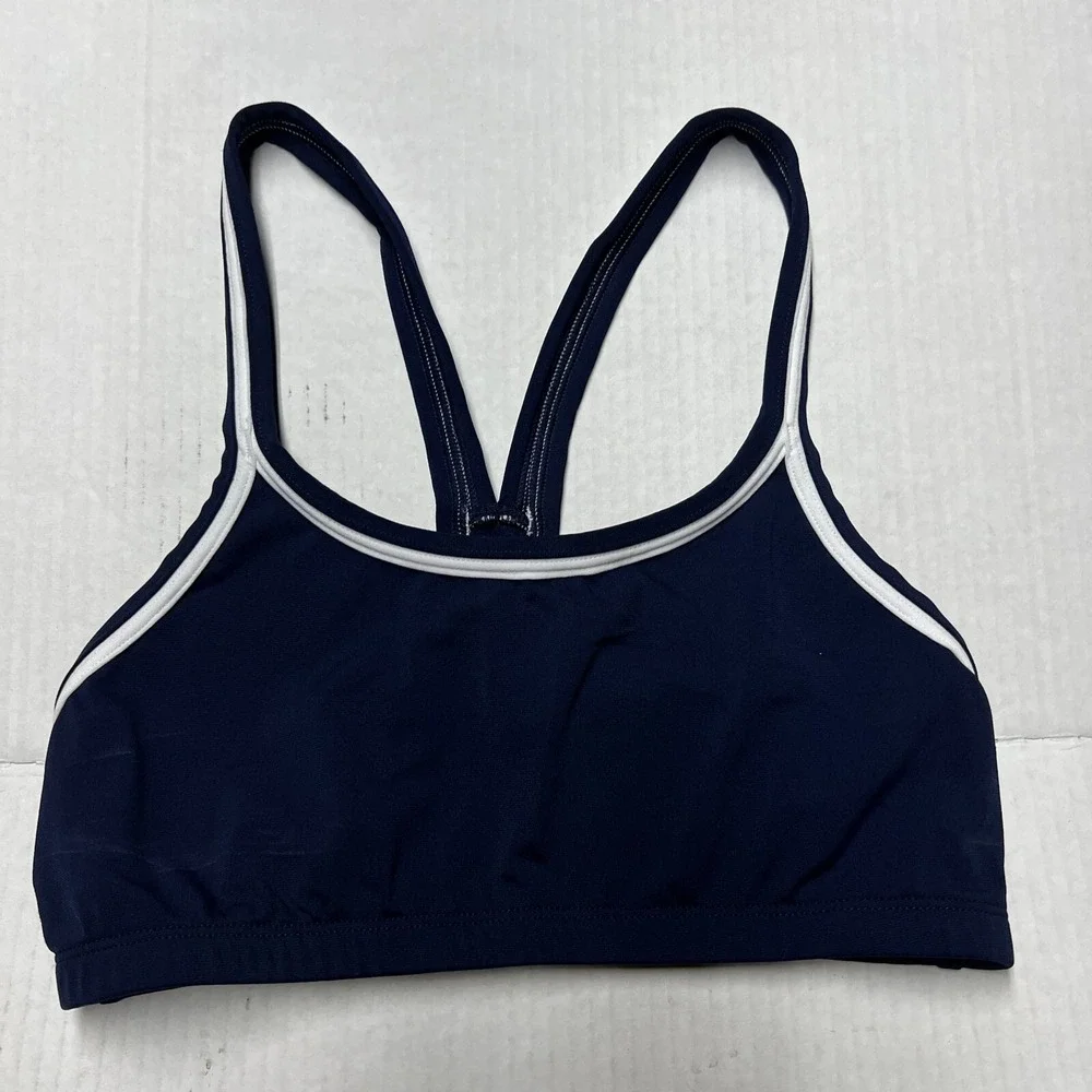 Dolfin‎ Swimwear Bikini Top Navy Blue & White Medium